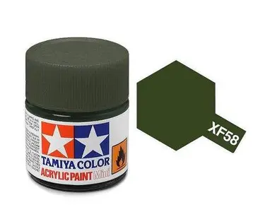 Farba akrylowa - XF-58 Olive matt / 10ml