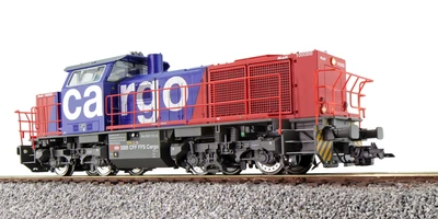 Spalinowóz G1000, Am 842 101-8, SBB Cargo, czerwono-niebieski, z dźwiękiem (DC/AC)