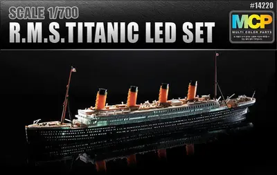 Transatlantyk RMS "Titanic", podświetlany LED