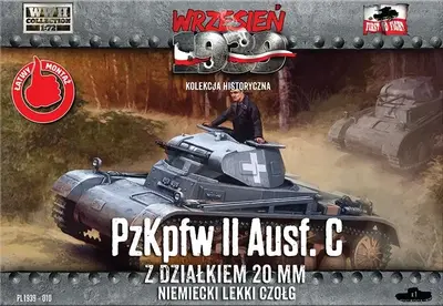 Lekki czołg PzKpfw II Ausf. C z działkiem 20mm