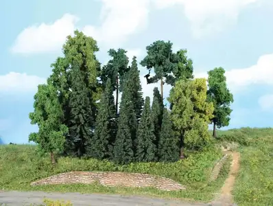 Drzewa iglaste i liściaste 7-18 cm, 20 szt.