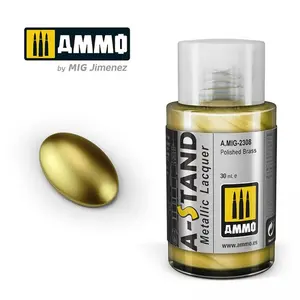 AMIG2308 A-STAND Polished Brass