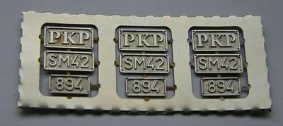 Fototrawione tabliczki SM42 / SU42 / SP42 różne numery