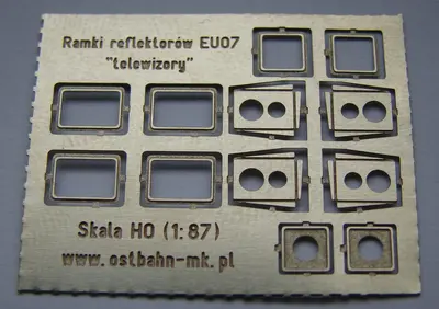 Fototrawione ramki reflektorów EU07 „telewizory”