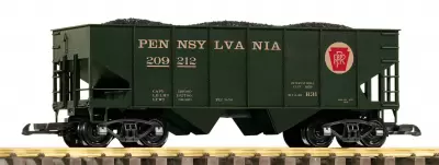 Wagon towarowy węglarka PRR z węglem