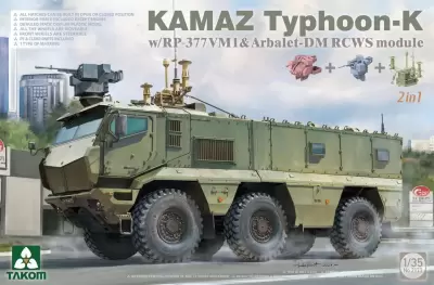 Rosyjski transporter opancerzony Kamaz Typhoon-K w/RP-377VM1 & Arbalet-DM RCWS Module