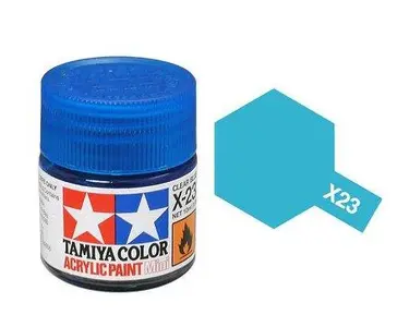 Farba akrylowa - X-23 Clear Blue gloss / 10ml