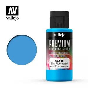 VALLEJO 62038 Premium Color 038-60 ml. Blue Fluo