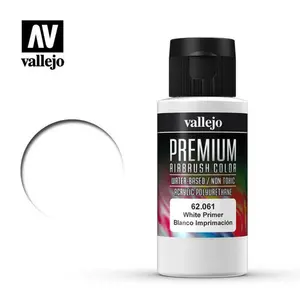 VALLEJO 62061 Premium Color 061-60 ml. White Primer