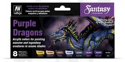 Zestaw Game Color 8 farb - Purple Dragons