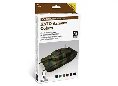 Zestaw farb 6x8ml AFV Camouflage System: NATO Armour Colors