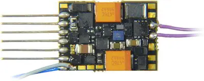 Dekoder jazdy i dźwięku MS500N (1W) DCC 6-pin interfejs