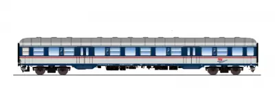 Wagon osobowy 2 klasa typ Bnrz 451.4, TRI, biało-niebiesko-szary
