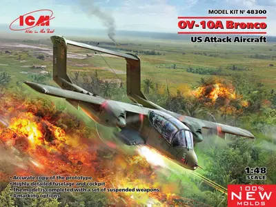 Amerykański samolot rozpoznawczo-szturmowy OV-10Ŕ Bronco