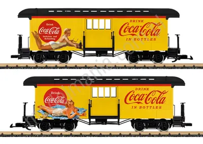 Wagon bagażowy Coca Cola