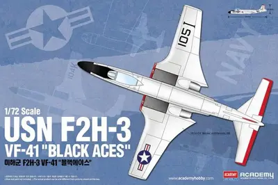 Amerykański bombowiec F2H-3 VF-41 Black Aces