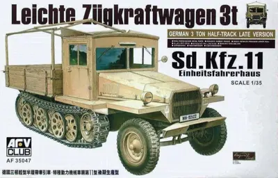 Niemiecki ciągnik półgąsienicowy SdKfz 11, wersja późna