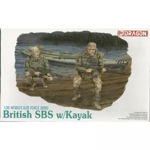 Brytyjscy komandosi SBS z kajakami