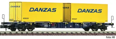 Wagon platforma z kontenerem DANZAS