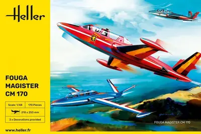 Fouga Magister CM170 (zestaw z farbami)