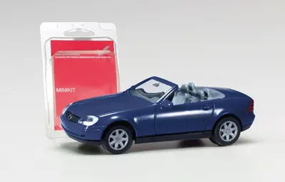 Herpa MiniKit: MB SLK Roadster, szafirowy błękit
