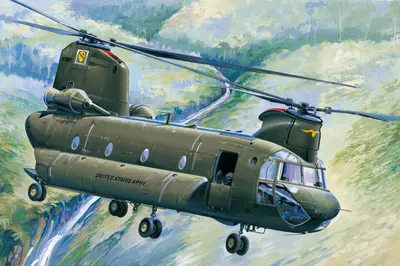 Amerykański śmigłowiec CH-47A Chinook