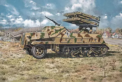 iemiecka samobieżna wyrzutnia rakiet (8cm) Raketen-Vielfachwerferauf Panzerwerfer 42