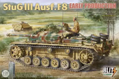Niemieckie działo szturmowe Sturmgeschutz StuG III Ausf F8, wersja wczesna