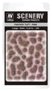 Kępki samoprzylepne różowe - Fantasy Tuft Pink 6mm / 35 szt.