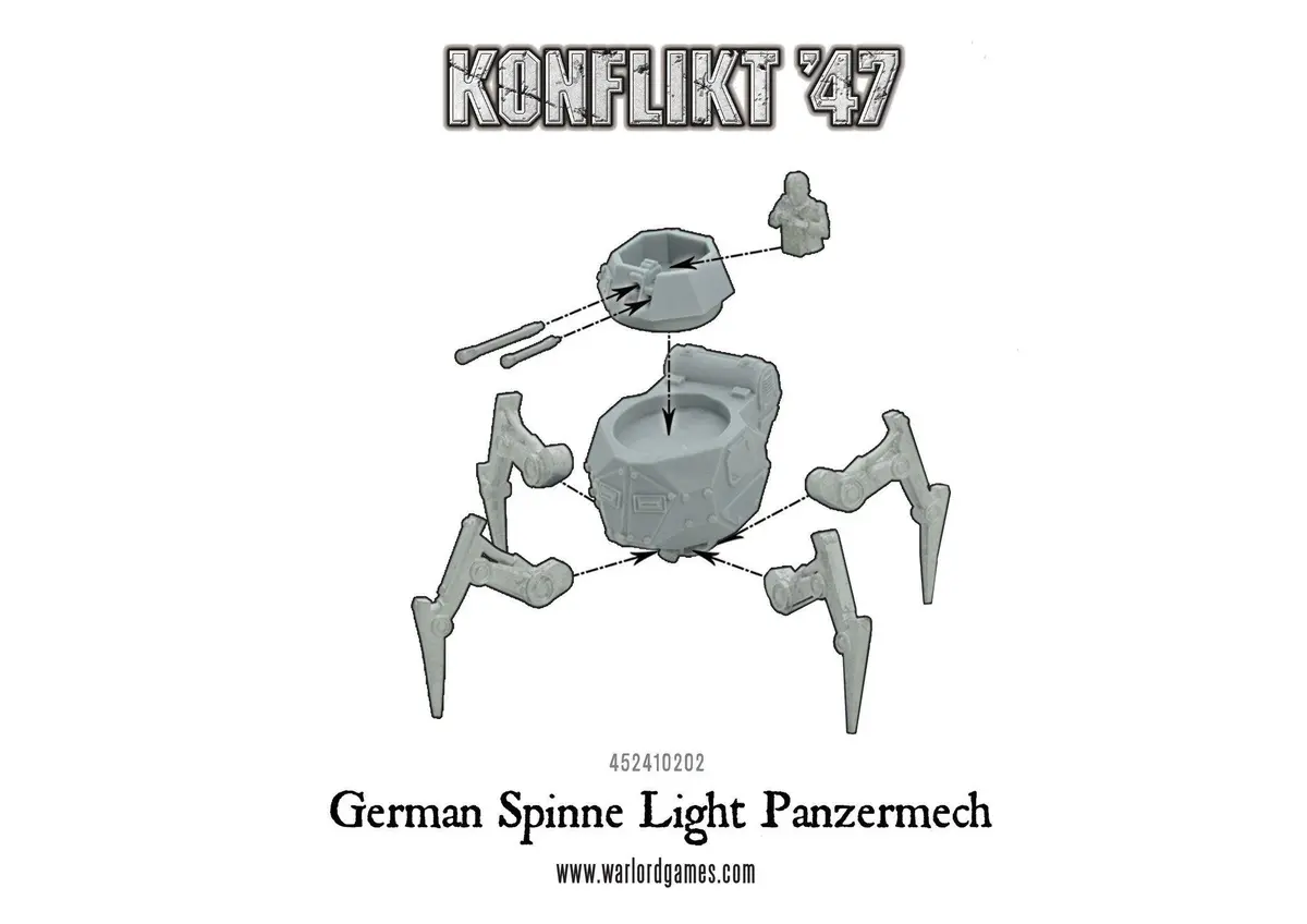 Konflikt 47: German Spinne Light Panzermech