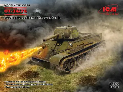 Sowiecki czołg z miotaczem ognia OT-34/76