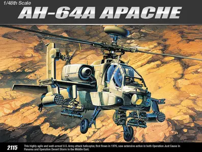 Amerykański śmigłowiec szturmowy AH-64A Apache