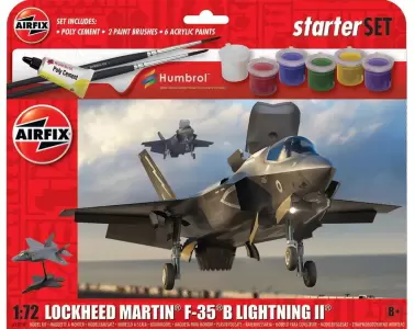 Amerykański myśliwiec Lockheed Martin F-35B Lightning II (zestaw z farbami)