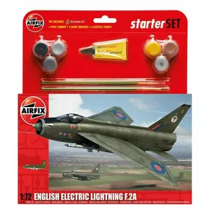 Brytyjski myśliwiec przechwytujący English Electric Lightning F.2A (z farbami)