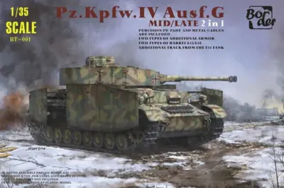 Niemiecki czołg średni PzKpfw IV Ausf G wersja wczesna-późna