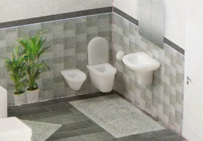 Zestaw wyposażenie łazienek