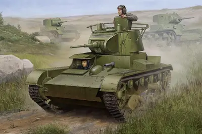 Sowiecki lekki czołg piechoty T-26 model 1938