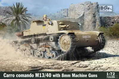 Włoski czołg dowodzenia Carro Comando M13/40 z działem 8mm
