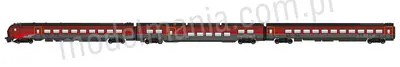 Zestaw 3 wagonów Railjet 2 DANI, z wagonem sterowniczym, z dźwiękiem