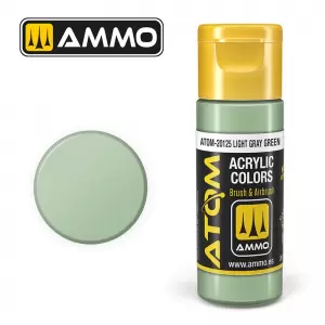 Farba akrylowa 20 ml ATOM COLOR: Light Gray Green