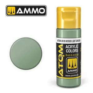 Farba akrylowa 20 ml ATOM COLOR: Interior Light Green