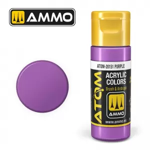 Farba akrylowa 20 ml ATOM COLOR: Purple