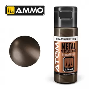 Farba akrylowa 20 ml ATOM METALLIC: Burnt Iron