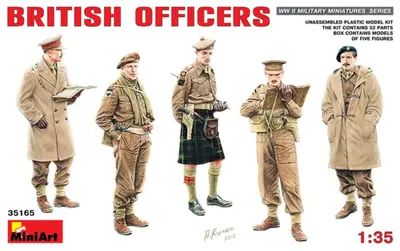 Brytyjscy oficerowie