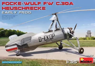 Niemiecki wiatrakowiec Focke-Wulf FW C 30A Heuschrecke, wczesna wersja