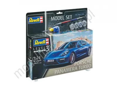 Samochód Porsche Panamera Turbo (z farbami)