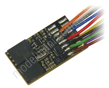 Dekoder jazdy i dźwięku DCC 8-pin z przewodami