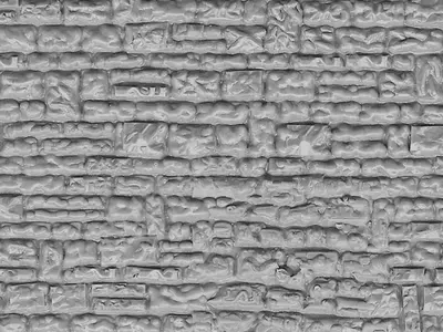 Mur z kamienia ciosanego, płytka plastikowa 21,8 x 11,9 cm