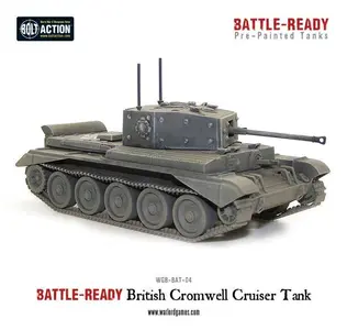 Bolt Action: Cromwell Battle Ready Tank - Pre painted