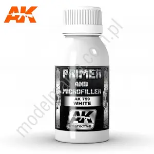 Podkład Xtreme metal biały - white primer and microfiller / 100ml